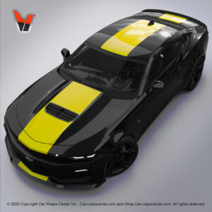 Car Decal Single Center Rally Stripe